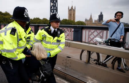 Extinction Rebellion protest in London