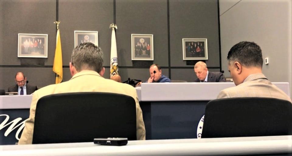 Monroe Township Planning Board on Thursday night adopted a recommendation that Township Council designate about 162 acres on South Black Horse Pike as a redevelopment zone. A bottling plan or warehousing are possible projects. PHOTO: March 7, 2024.