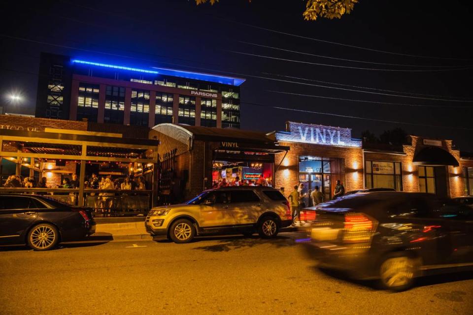VINYL is a music-inspired bar and kitchen that opened in South End in 2022.