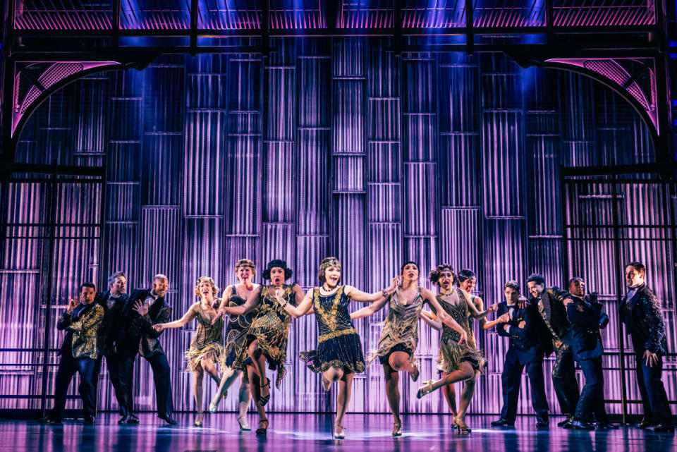 The opening ensemble number in "The Great Gatsby" on Broadway.<p>Photo: Matthew Murphy and Evan Zimmerman/Courtesy of The Great Gatsby</p>