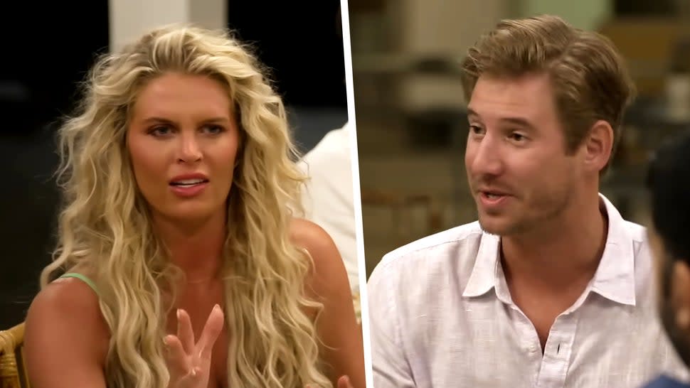 Madison LeCroy and Austen Kroll exchange words on Bravo's Southern Charm