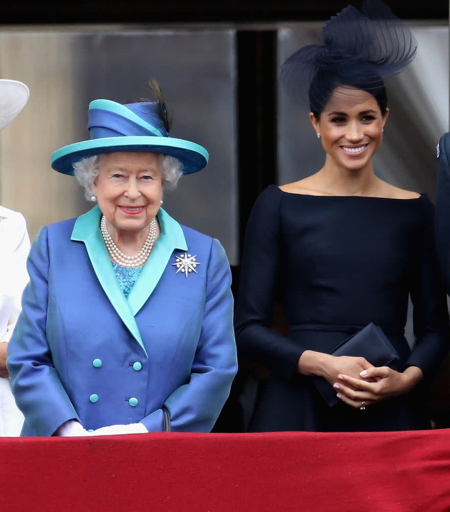 Queen Elizabeth and Meghan Markle