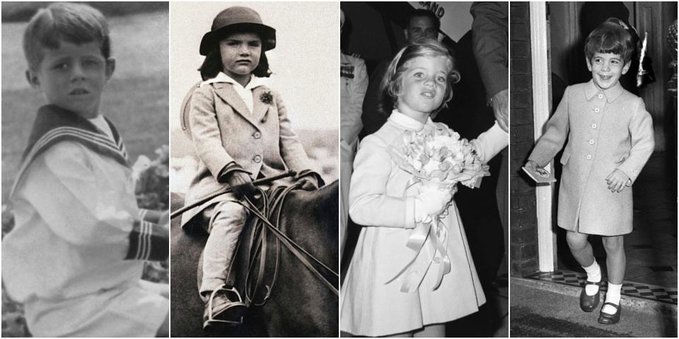 the kennedys at age 4