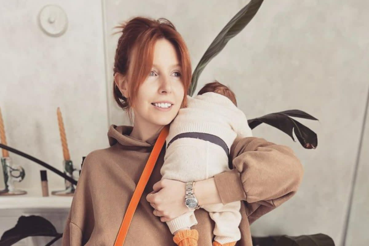 Stacey Dooley has said that she is ‘completely obsessed’ with her daughter Minnie  (Instagram)