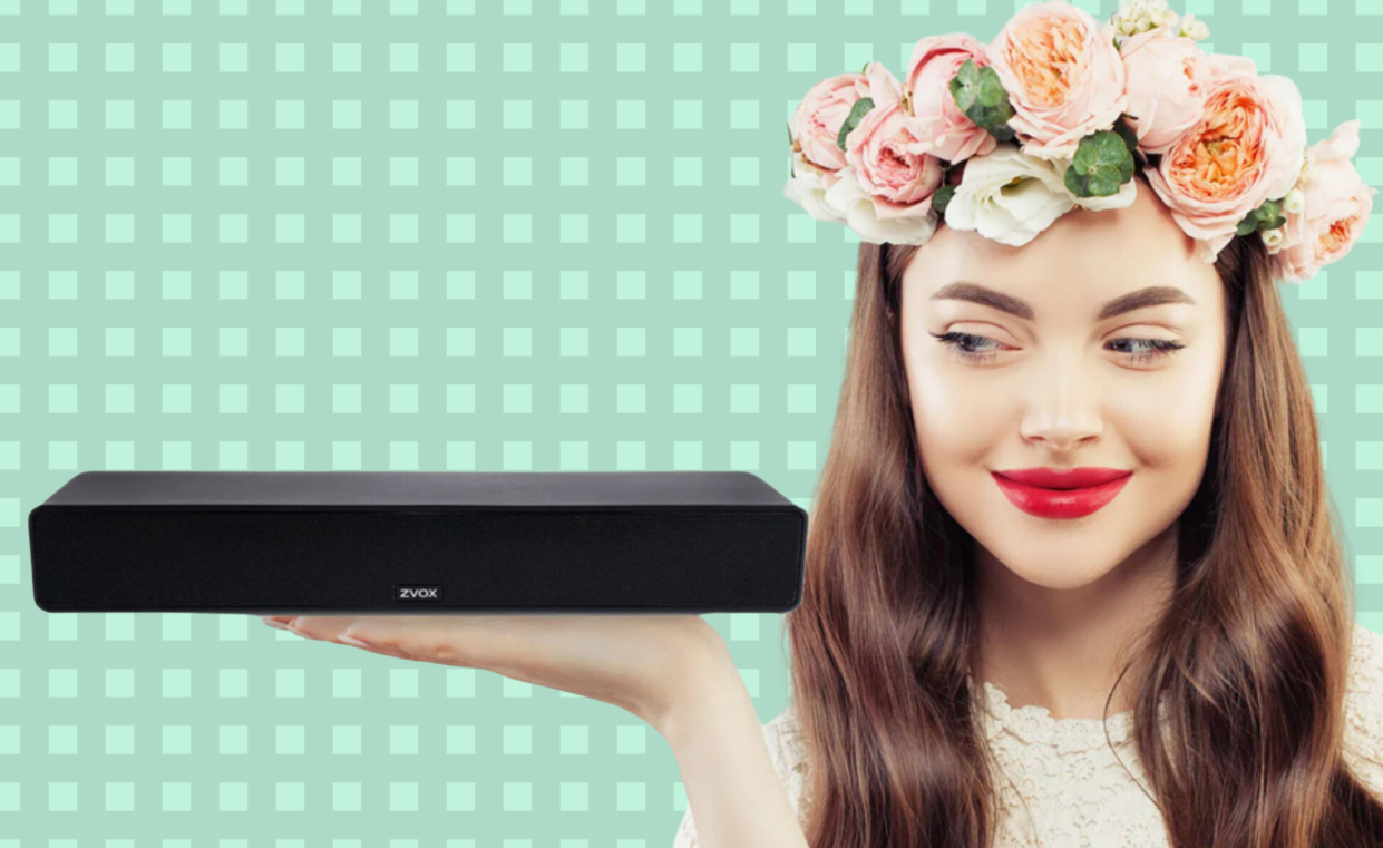 The Zvox AccuVoice soundbar boosts the voice level on all of your favorite shows and movies. (Photo: Amazon)