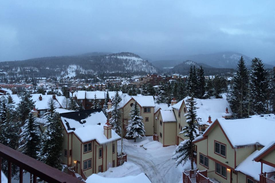 Houses In Breckenridge during the winter
