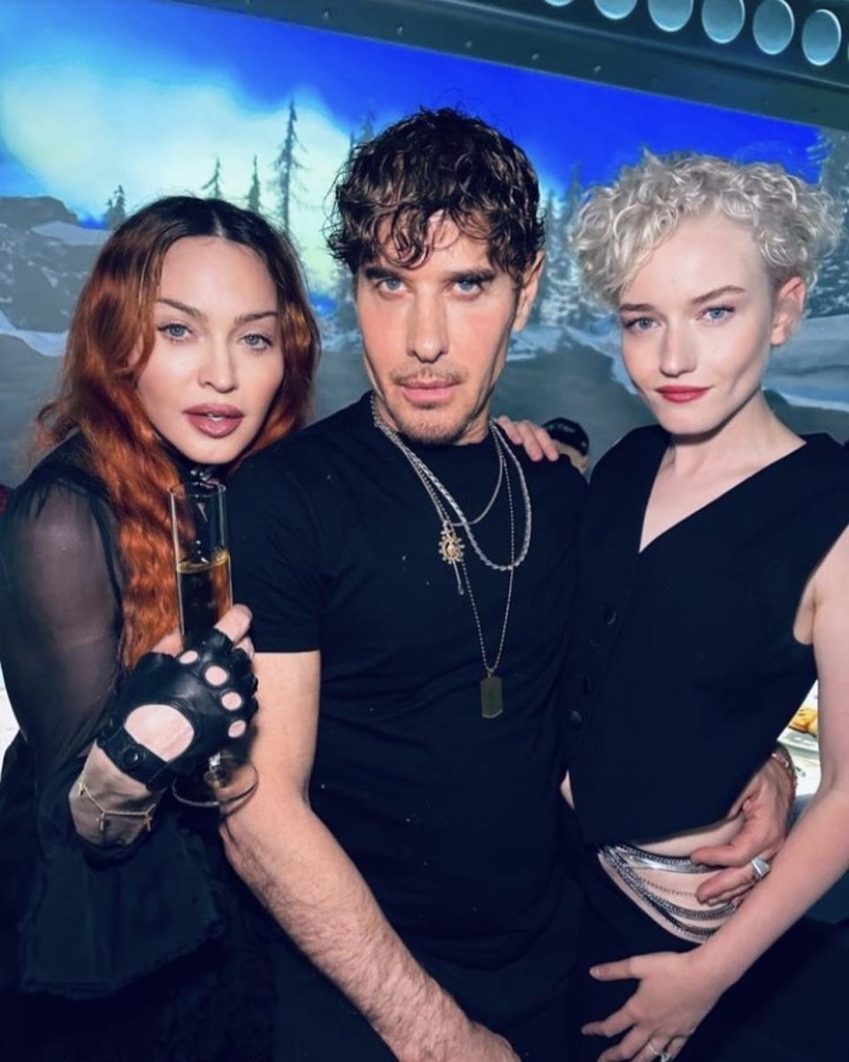 Garner (right) reportedly bagged the role as Madonna over the likes of Florence Pugh (Madonna/Instagram)