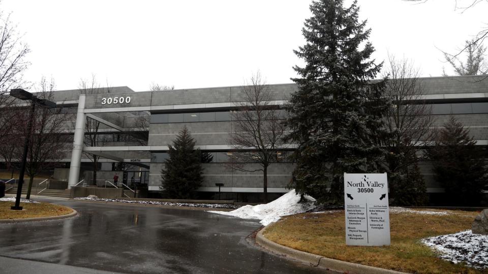 The building that was used as the fake University of Farmington campus created by the Department of Homeland Security as part of a sting operation. (Eric Seals/Detroit Free Press)