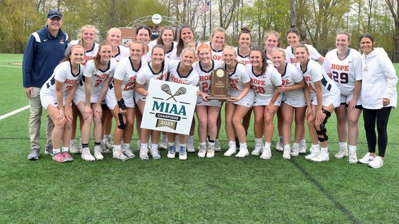 The Hope College women's lacrosse team won its first MIAA title on Saturday.