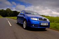 <p>The original Fabia vRS was a discreet hot hatch with a secret weapon: a diesel engine. It’s 1.9-litre unit pulled with <strong>gusto</strong> but was impressively fuel efficient. With the MK2 Fabia, Skoda switched to a 1.4 petrol engine and it instantly lost its mojo. Prices seem to have bottomed out now - an 120,000 mile example can be had for <strong>£4,000</strong>.</p>