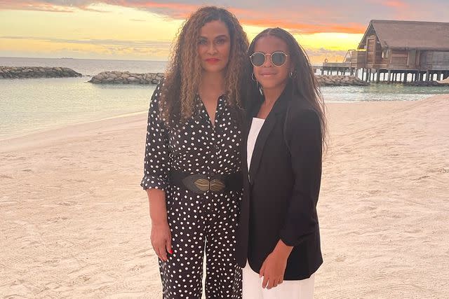 Tina Lawson/Instagram Tina Lawson and Blue Ivy