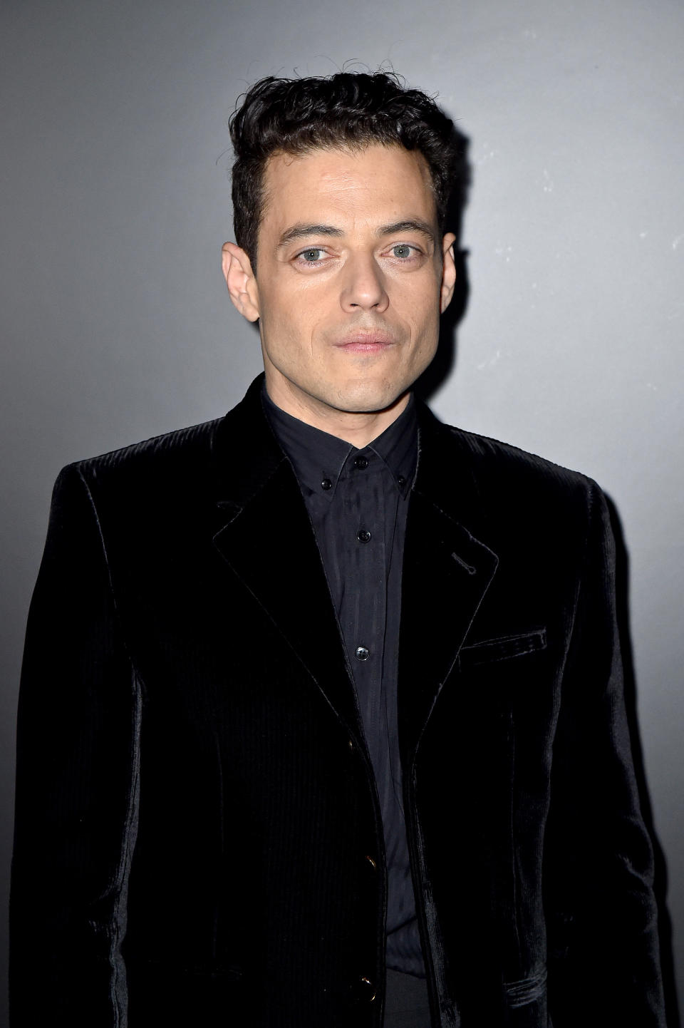 Rami Malek attends the Saint Laurent show as part of the Paris Fashion Week Womenswear Fall/Winter 2020/2021 on February 25, 2020 in Paris, France. (Photo by Dominique Charriau/WireImage)