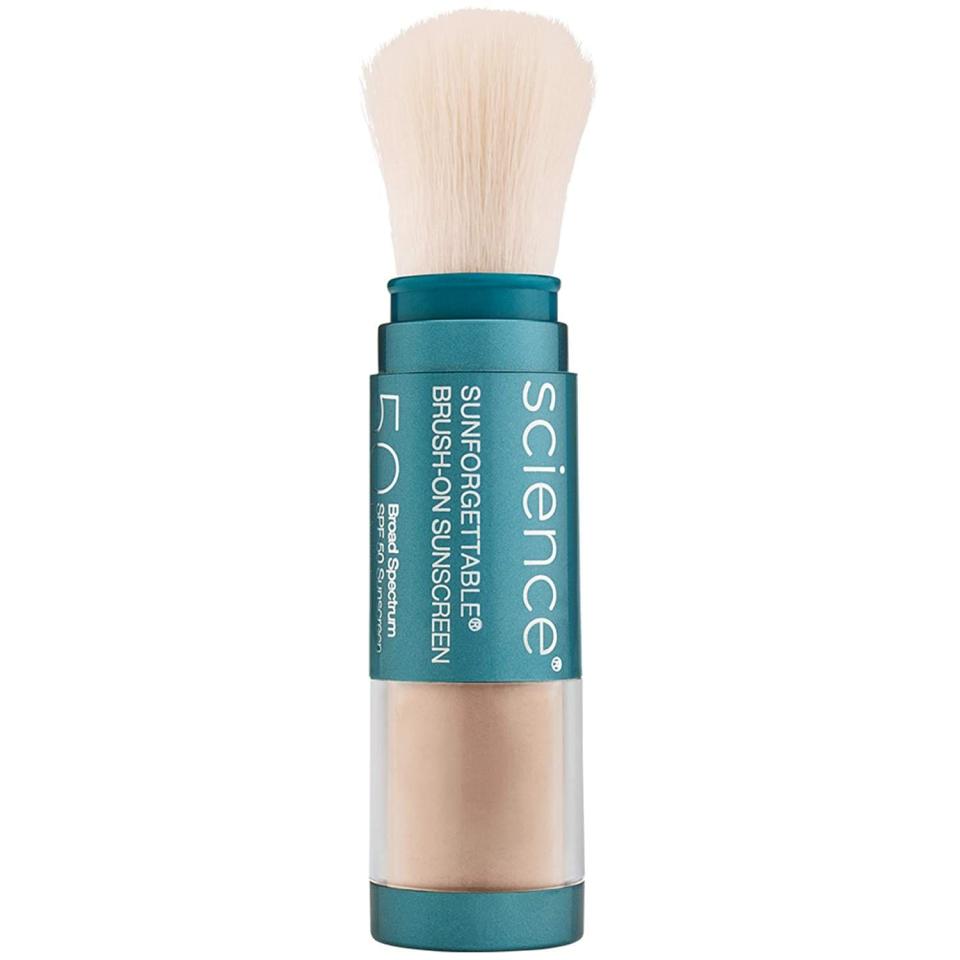 8) Brush-On Sunscreen Mineral Powder for Sensitive Skin