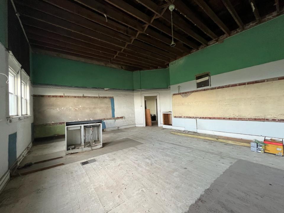 Another former classroom in the schoolhouse.