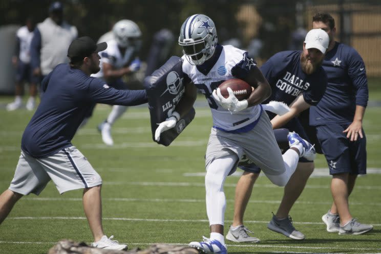 Dez Bryant is talking big about these 2017 Cowboys. (AP) 