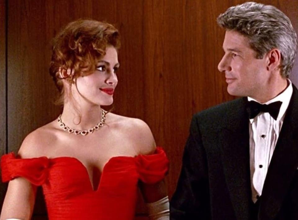 Julia Roberts' ruby and diamond necklace in <i>Pretty Woman</i> (1980)