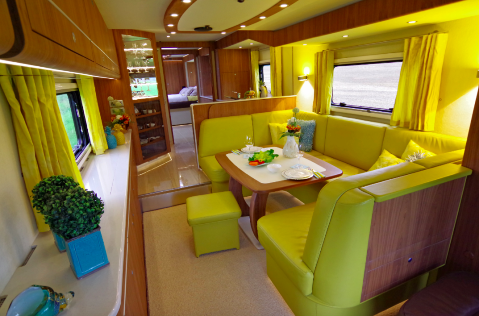 <em>The decoration on board is as lavish as the price tag (Caters)</em>