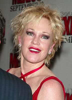 Melanie Griffith at the New York premiere of Columbia's Once Upon a Time in Mexico