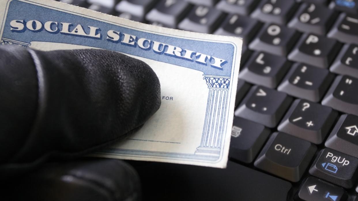  Hacker using a stolen social security card 