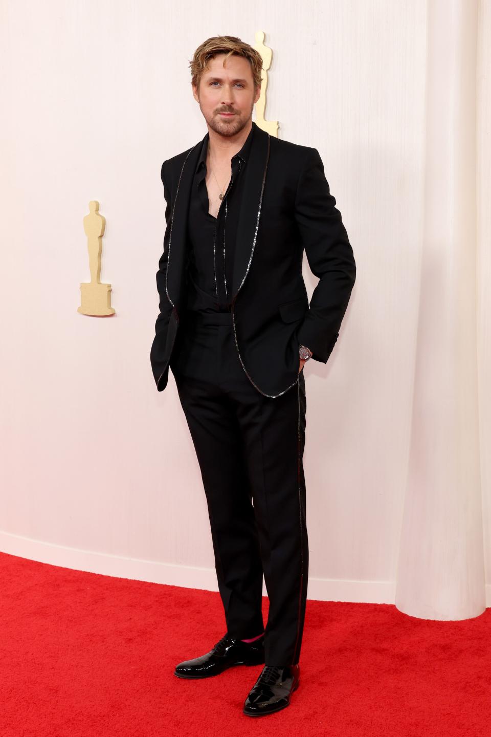 Ryan Gosling in Gucci.