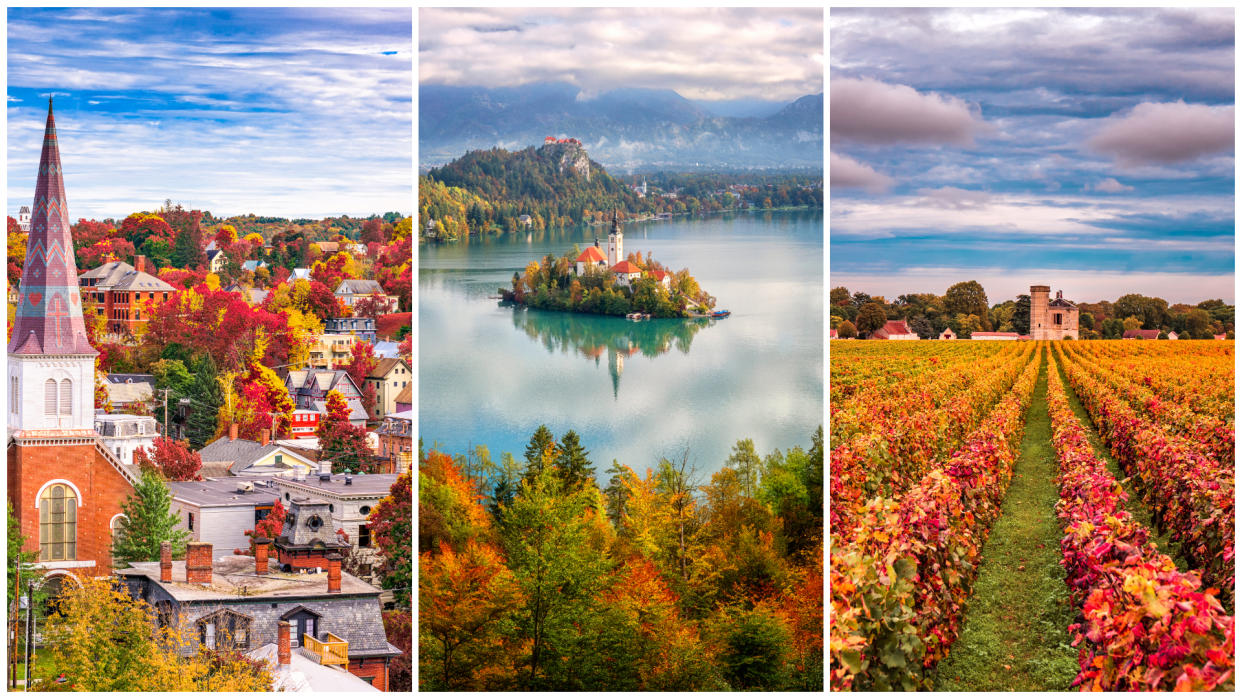 En France ou à l'autre bout de la terre, le monde regorge de destinations de rêve pour les amoureux de l'automne (Getty Images)