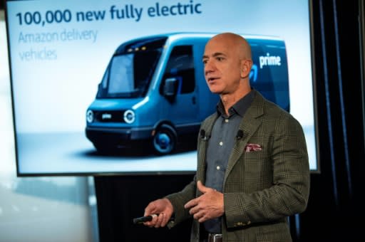 As part of its climate intiative, Amazon will purchase 100,000 electric vehicles for its deliveries, the first of which will begin operating in 2021