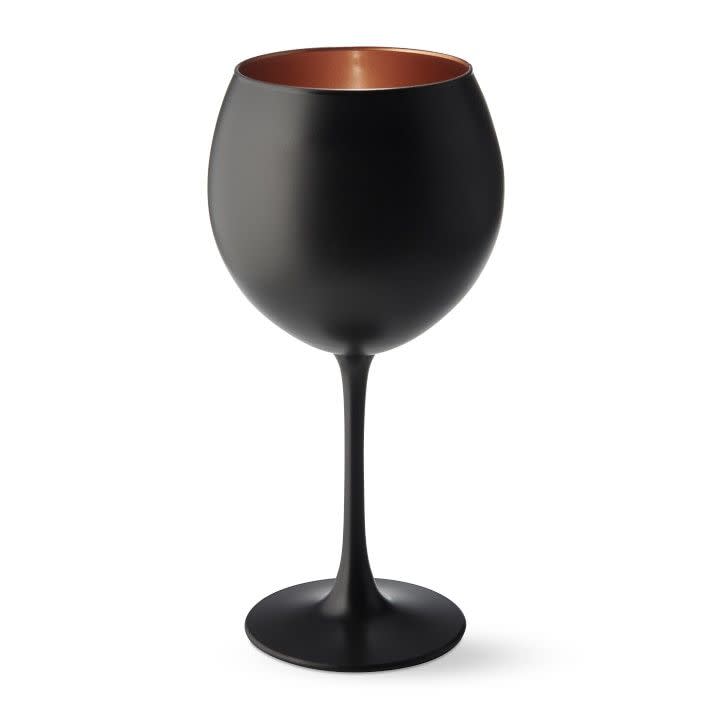 <p><a href="https://go.redirectingat.com?id=74968X1596630&url=https%3A%2F%2Fwww.williams-sonoma.com%2Fproducts%2Fblack-matte-and-copper-wine-glasses&sref=https%3A%2F%2Fwww.countryliving.com%2Fshopping%2Fgifts%2Fg36957166%2Fbest-halloween-gifts%2F" rel="nofollow noopener" target="_blank" data-ylk="slk:Shop Now;elm:context_link;itc:0;sec:content-canvas" class="link rapid-noclick-resp">Shop Now</a></p><p>Black Matte & Copper Wine Glasses, Set of 4</p><p>williams-sonoma.com</p><p>$71.95</p><span class="copyright">Williams Sonoma</span>