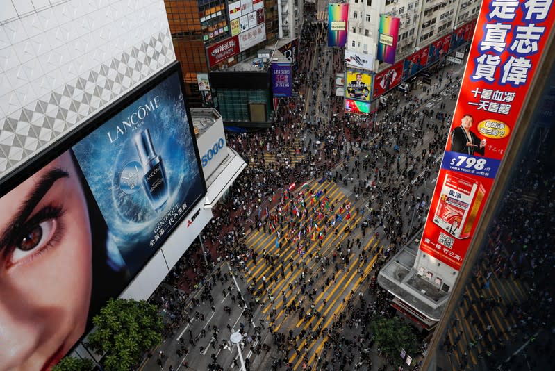 Hong Kong protesters gather for "emergency" call for autonomy