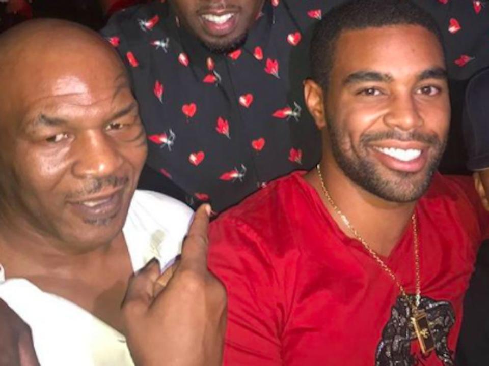 Mike Tyson with his eldest son Amir.