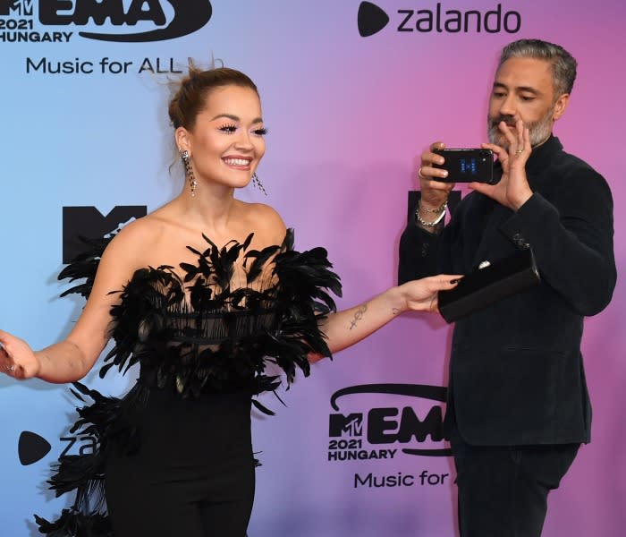 Rita y Taika Waititi