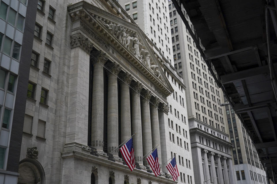 FILE - The New York Stock Exchange is seen in New York, Tuesday, June 14, 2022. (AP Photo/Seth Wenig, File)