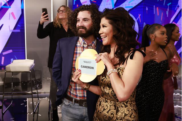 Sonja Flemming/CBS Julie Chen Moonves and Cameron Hardin at 'Big Brother' season 25 finale