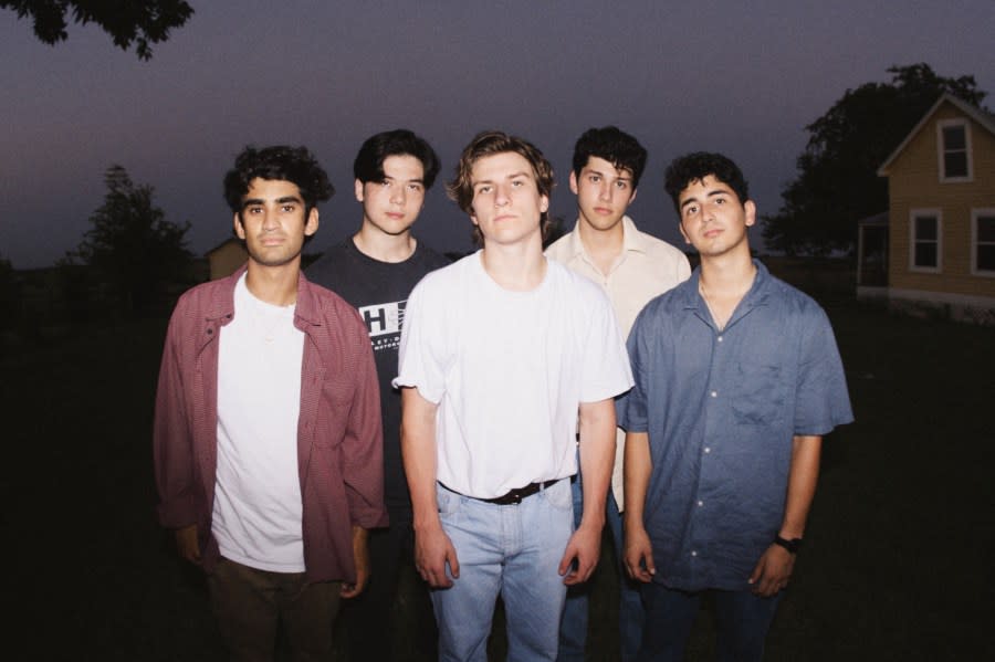 Band members Nakul Nagaraj, Douglass Blatt, Logan Madsen, Gabe Acevedo and Jeremy Ancheta just released their EP “All The Way Home” and hope to put out new music by the end of the year (Photo Courtesy: West 22nd).