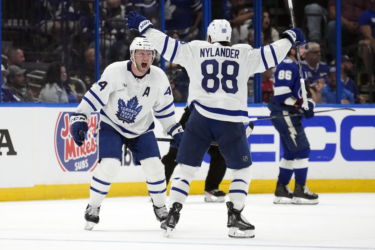 NHL scores: Maple Leafs top Lightning to end drought, Rangers