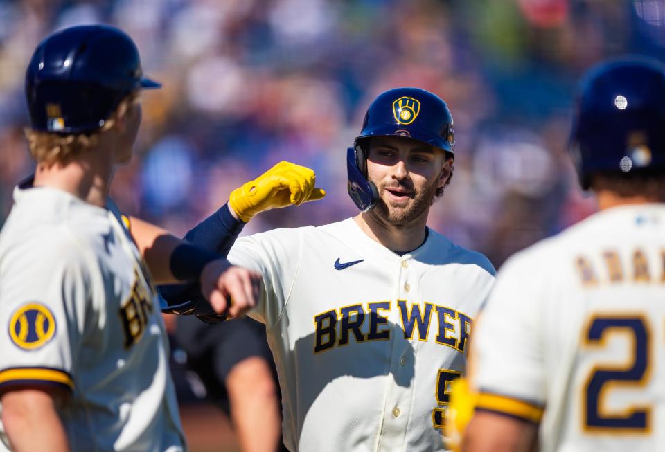 Garrett Mitchell loves the way baseball is a team sport that also is "super individualized."