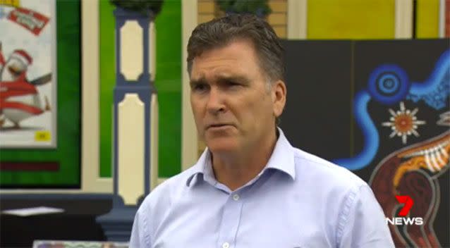 Dreamworld chief executive Craig Davidson said he welcomed the park's safety investigation. Picture: 7 News