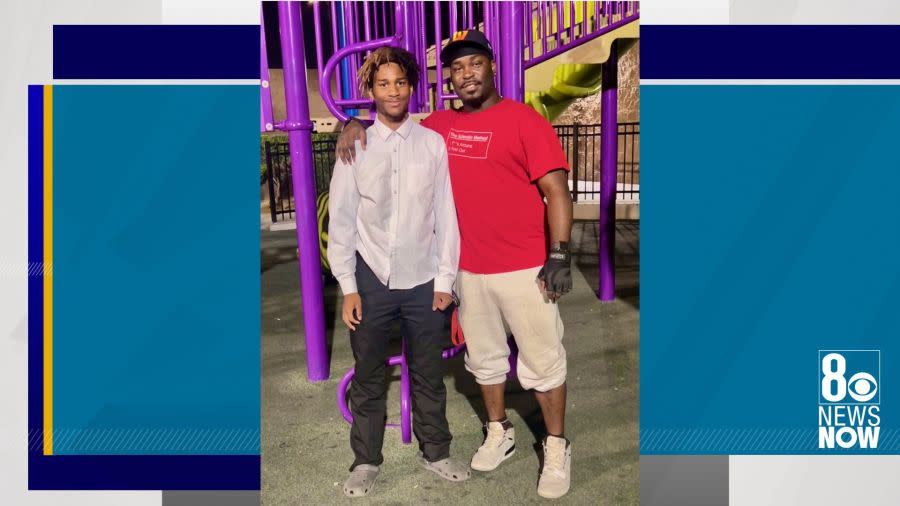 <em>According to Las Vegas Metropolitan Police, 17-year-old Devin Heath was crossing Tree Line Drive, near Sahara Avenue and Hollywood Boulevard around 9:30 p.m. Monday, when he was hit by a Chevrolet Silverado truck. (Credit: Ray Heath)</em>