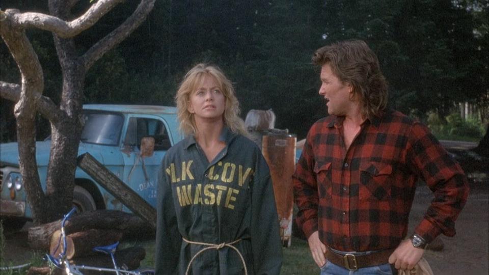 Kurt Russel talks to Goldie Hawn