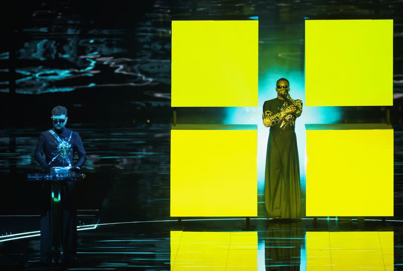 Dress rehearsal ahead of the Eurovision Grand Final in Liverpool