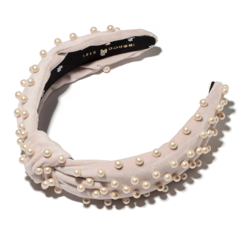 Lele Sadoughi Blush Pearl Headband