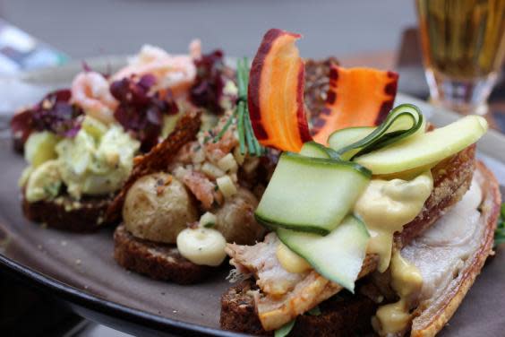 Try a traditional open sandwich (Getty Images/iStockphoto)