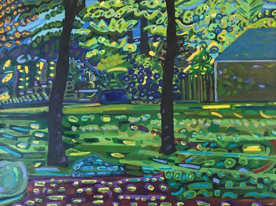 "Our Backyard," by Susan Gilmore.
