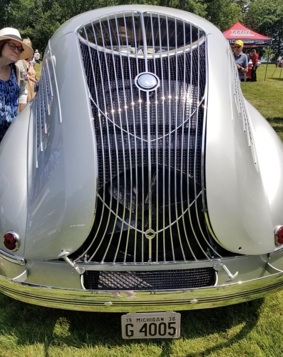 1936 stout scarab from rear