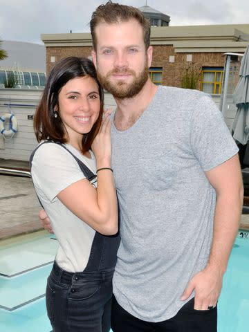 <p>Jerod Harris/GC Images</p> Jamie-Lynn Sigler and Cutter Dykstra in 2017.