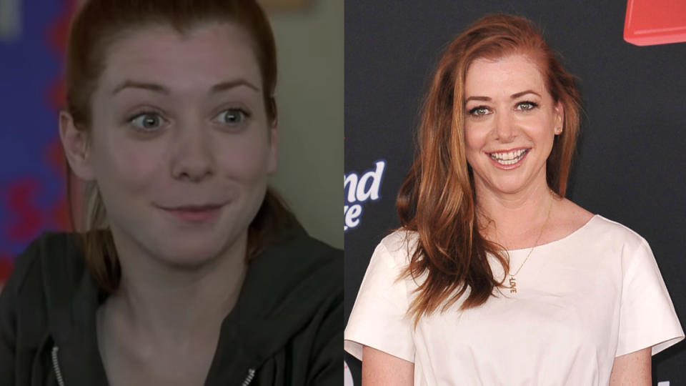 Alyson Hannigan in 1999 and 2019. (Credit: Universal/Richard Shotwell/Invision/AP)