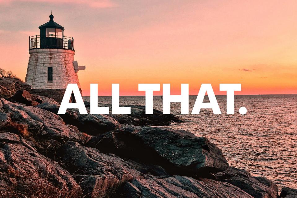 Rhode Island's new tourism marketing slogan is "All That."