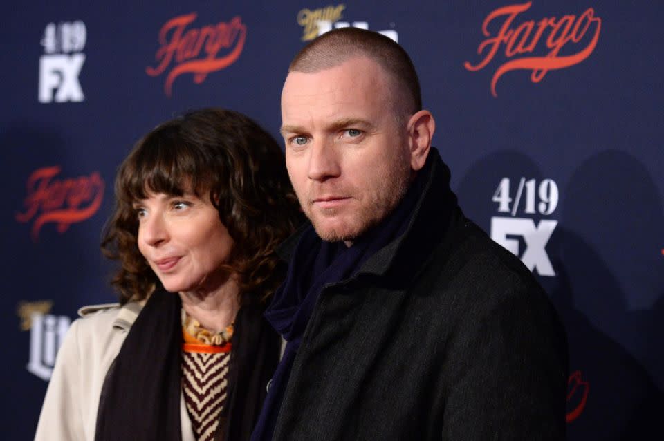 Ewan McGregor and wife Eva Mavrakis are here together in April this year just before when the pair reportedly separated. Source: Getty