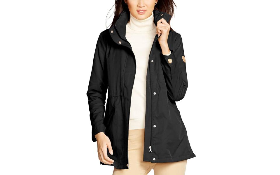 Best Anorak: Lauren Ralph Lauren Stowaway Hood Drawstring Waist Anorak