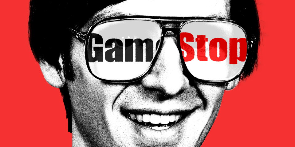 In einem neuen Buch beschreibt der Autor Nathaniel Popper den GameStop-Rausch und wie WallStreetBets zu einer kulturellen Bewegung wurde, die die globalen Finanzmärkte ins Wanken brachte. - Copyright: Nick Dolding/Getty, Gamestop, Tyler Le/BI