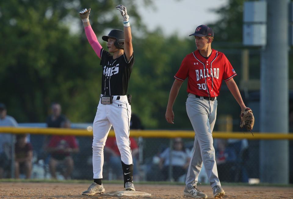 Logan Bjerke was an outstanding hitter from the No. 9 spot last season in helping the Ames baseball team reach the Class 4A state title game.